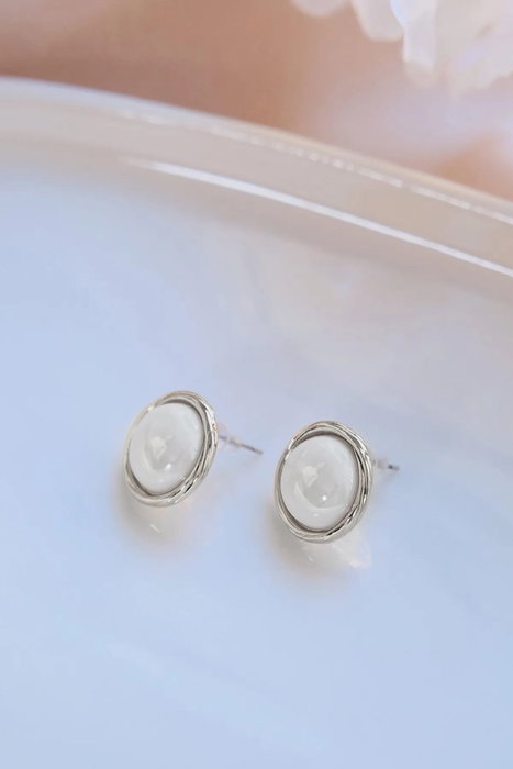 Heliophilia Silver Pendientes de Plata con Circonita
